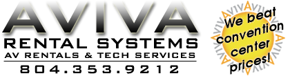 AV Equipment Rentals in Virginia